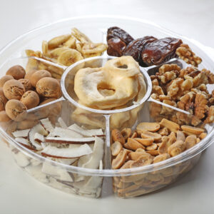 מגש לטו בשבט מחולק 7 תאים